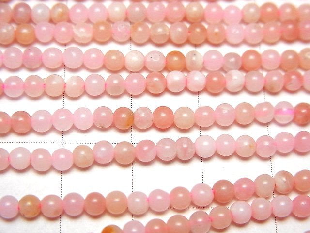 Pink Opal AA Round 3mm 1strand beads (aprx.15inch/36cm)