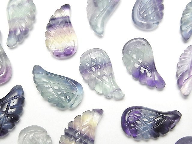 Angel Wing, Fluorite Gemstone Beads