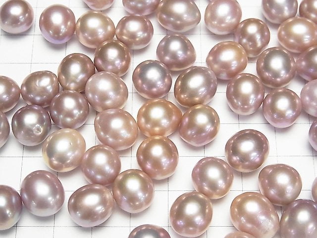 [Video] Fresh Water Pearl AA++ Loose stone Baroque 12-15mm Lavender 2pcs