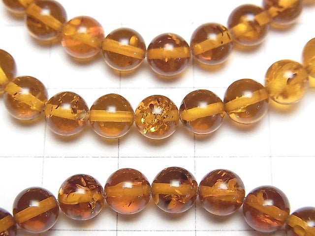 [Video] Baltic Amber Round 6mm Bracelet