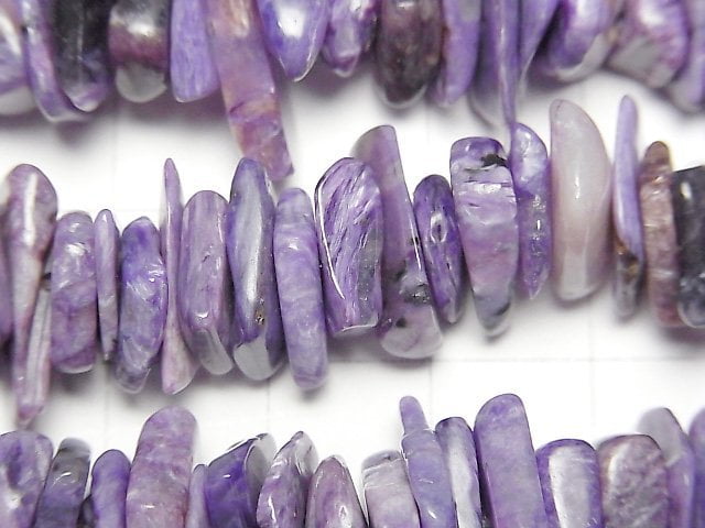 [Video]Charoite AA++ Chips (Small Nugget ) 1strand beads (aprx.15inch/37cm)