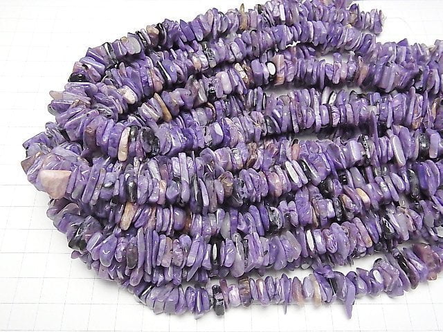 [Video]Charoite AA++ Chips (Small Nugget ) 1strand beads (aprx.15inch/37cm)