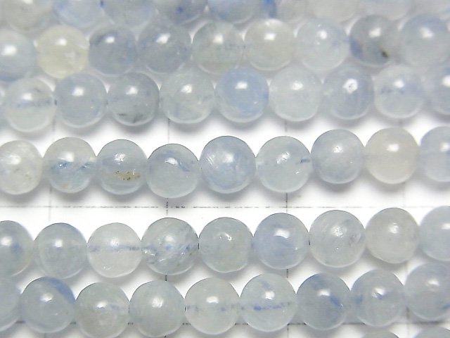 [Video]Kyanite AA Round 5mm 1strand beads (aprx.15inch/36cm)