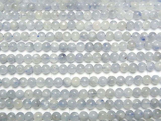 [Video]Kyanite AA Round 5mm 1strand beads (aprx.15inch/36cm)