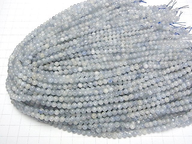 [Video]Kyanite AA Round 5mm 1strand beads (aprx.15inch/36cm)