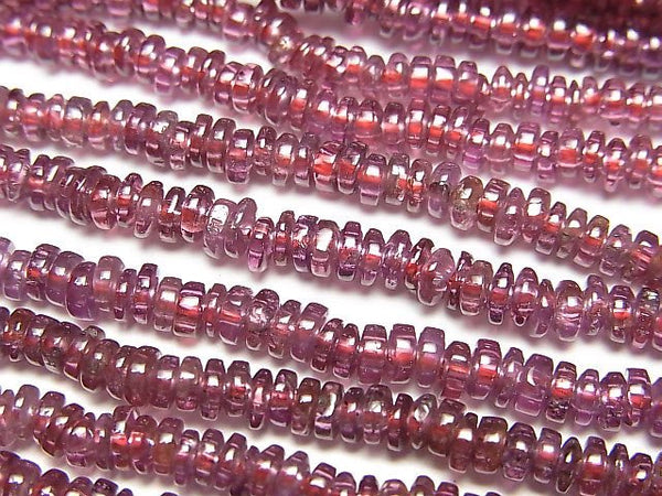 Garnet, Roundel Gemstone Beads