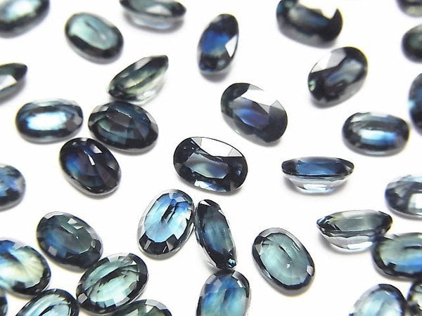 Oval, Sapphire, Undrilled (No Hole) Gemstone Beads