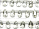 [Video]High Quality Green Amethyst AAA Pear shape Faceted 8x5mm half or 1strand (28pcs )