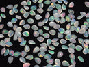[Video]High Quality Ethiopian Opal AAA Loose stone Pear shape Faceted 7x5mm 3pcs
