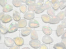 [Video] High Quality Ethiopian Opal AAA Loose Stone Pear Shape Faceted 8x6mm 3pcs