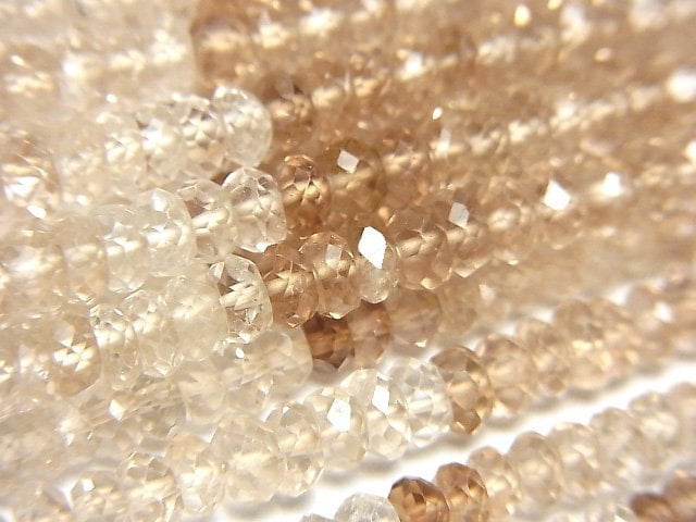 Roundel, Topaz Gemstone Beads