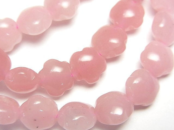 [Video] Guava Quartz AAA- Flower Shape 8x8mm Bracelet