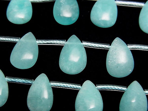 Amazonite, Pear Shape Gemstone Beads