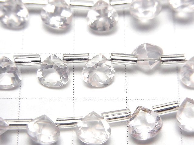 [Video]High Quality Rose Quartz AAA- Chestnut Faceted 6x6mm half or 1strand (18pcs )