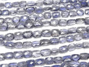 [Video] High Quality Iolite AA+ Faceted Rectangle 1strand beads (approx. 12 inches/30 cm)