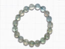 [Video][One of a kind] High Quality Green Sunstone Round 10mm Bracelet NO.11