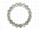 [Video][One of a kind] High Quality Green Sunstone Round 10mm Bracelet NO.14
