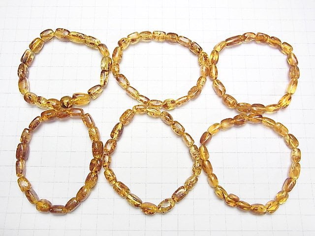 [Video] Baltic Amber Nugget Bracelet