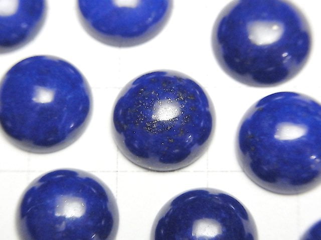 [Video]Lapislazuli AAA- Round Cabochon 12x12mm 1pc