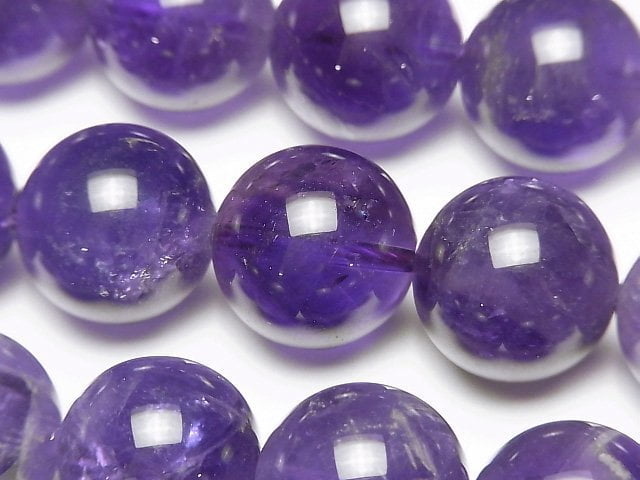 Amethyst, Round Gemstone Beads