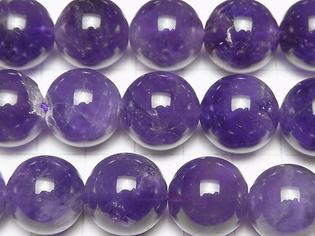 [Video]Amethyst AA+ Round 16mm half or 1strand beads (aprx.15inch/36cm)