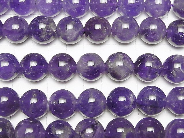 [Video]Amethyst AA+ Round 16mm half or 1strand beads (aprx.15inch/36cm)