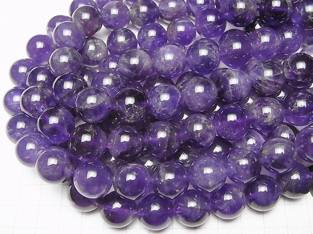 [Video]Amethyst AA+ Round 16mm half or 1strand beads (aprx.15inch/36cm)