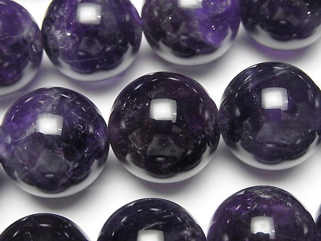 Amethyst, Round Gemstone Beads