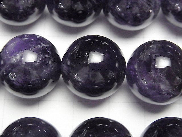 [Video]Amethyst AA Round 18mm half or 1strand beads (aprx.14inch/35cm)