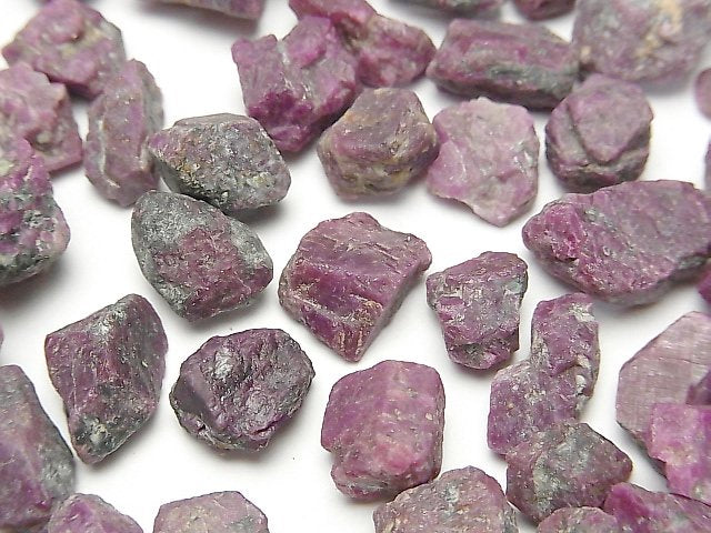 Nugget, Rough Rock, Ruby Gemstone Beads