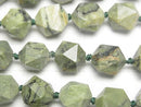 [Video] Green Opal 20Faceted Round 10mm half or 1strand beads (aprx.15inch/37cm)
