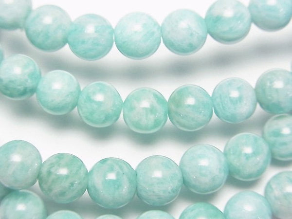 Amazonite, Bracelet, Round Gemstone Beads