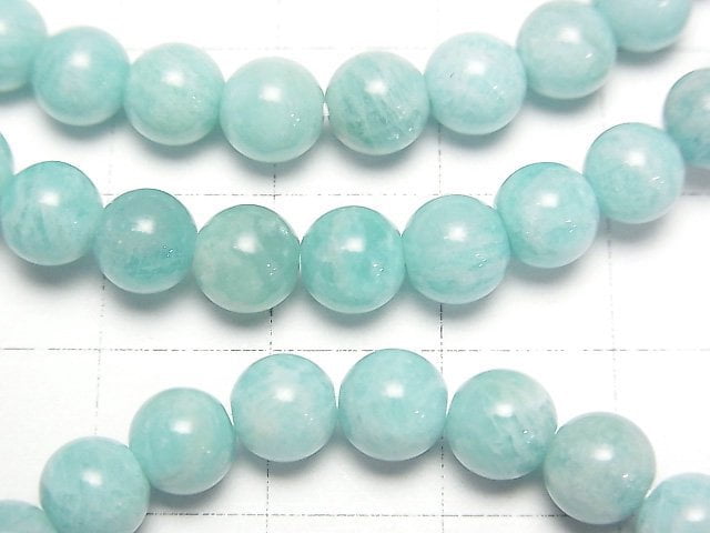 [Video] Mozambique Amazonite AA+ Round 6mm Bracelet