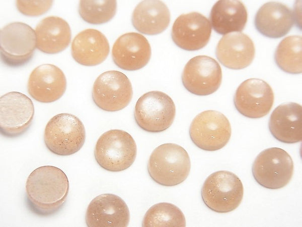 Cabochon, Moonstone Gemstone Beads