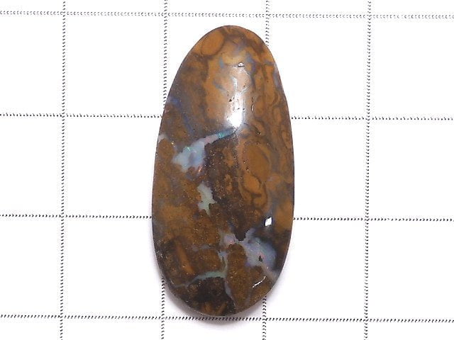 [Video][One of a kind] Australia Boulder Opal AA++ Cabochon 1pc NO.136