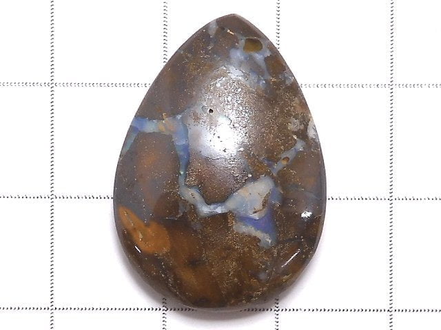 [Video][One of a kind] Australia Boulder Opal AA++ Cabochon 1pc NO.140