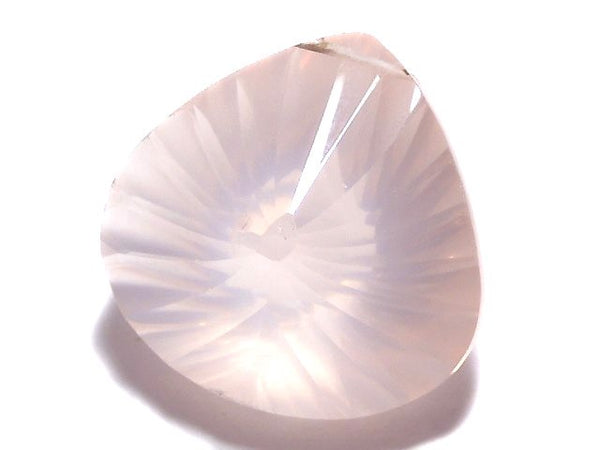 Chestnut Shape, Concave Cut, One of a kind, Rose Quartz One of a kind