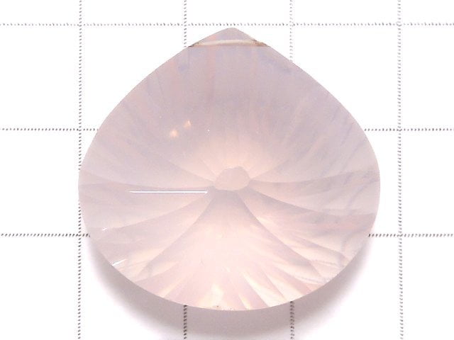 [Video][One of a kind] High Quality Madagascar Rose Quartz AAA Chestnut Concave Cut 1pc NO.8