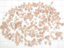 [Video] Peach Moonstone AAA- Round Cabochon 3x3mm 10pcs