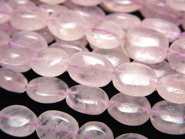 Morganite, Oval Gemstone Beads