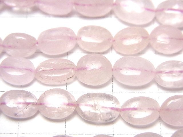 [Video]High Quality Morganite AA++ Oval half or 1strand beads (aprx.18inch/44cm)