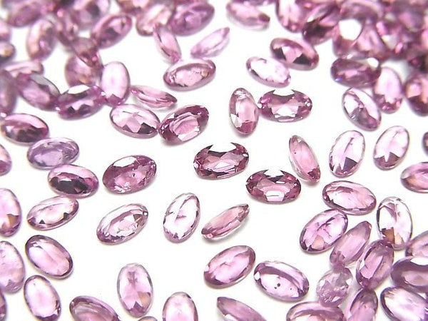 Garnet, Oval, Undrilled (No Hole) Gemstone Beads