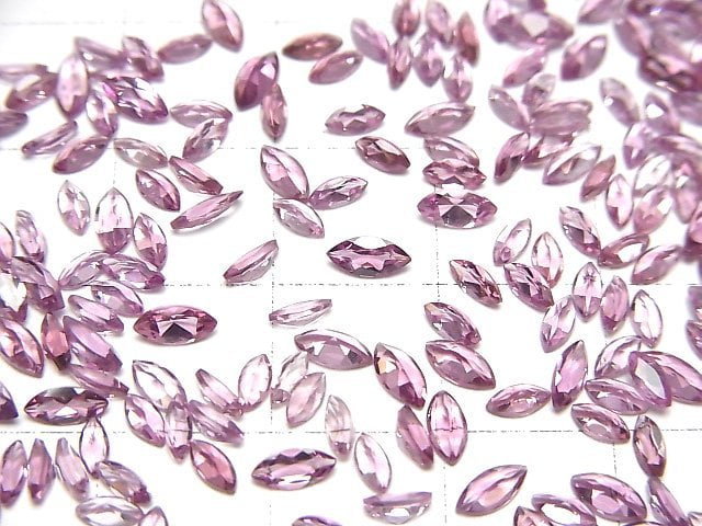 [Video]High Quality Malaya Garnet AAA Loose stone Marquise Faceted Size mix 5pcs