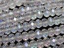 Flash Crystal, Roundel Gemstone Beads