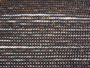 [Video] Iron Tiger's Eye Round 3mm 1strand beads (aprx.15inch/38cm)