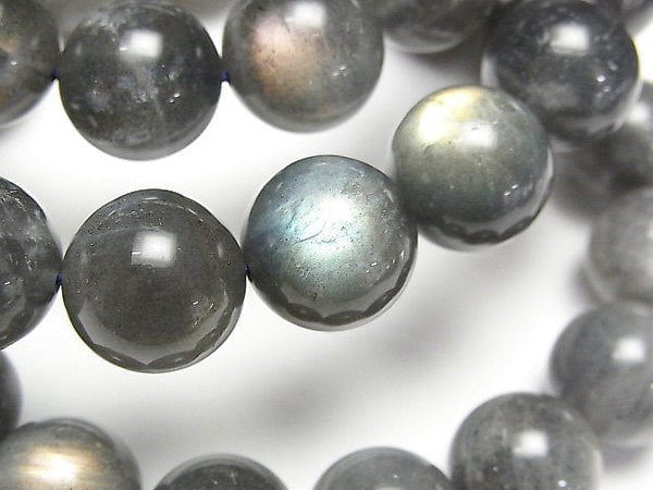 Bracelet, Labradorite, Round Gemstone Beads