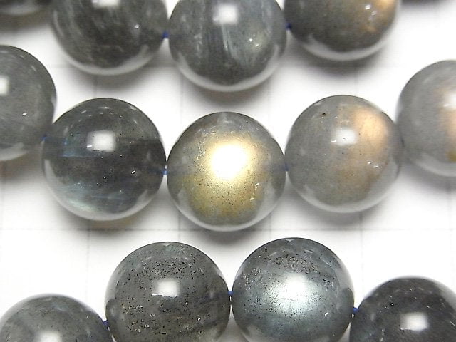 [Video]Labradorite AAA-Round 13mm Bracelet