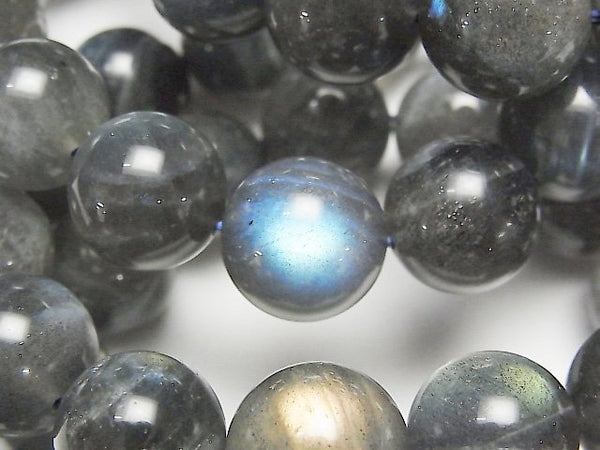 Bracelet, Labradorite, Round Gemstone Beads