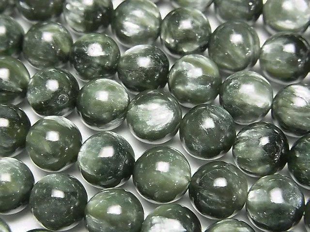 [Video] Seraphinite AAA Round 8mm 1/4 or 1strand beads (aprx.15inch/38cm)