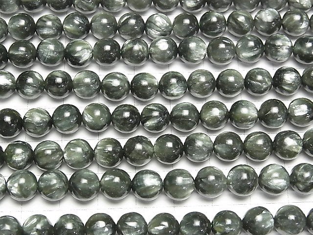 [Video]Seraphinite AAA Round 8mm 1/4 or 1strand beads (aprx.15inch/38cm)